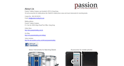 Desktop Screenshot of passiontrading.com.hk